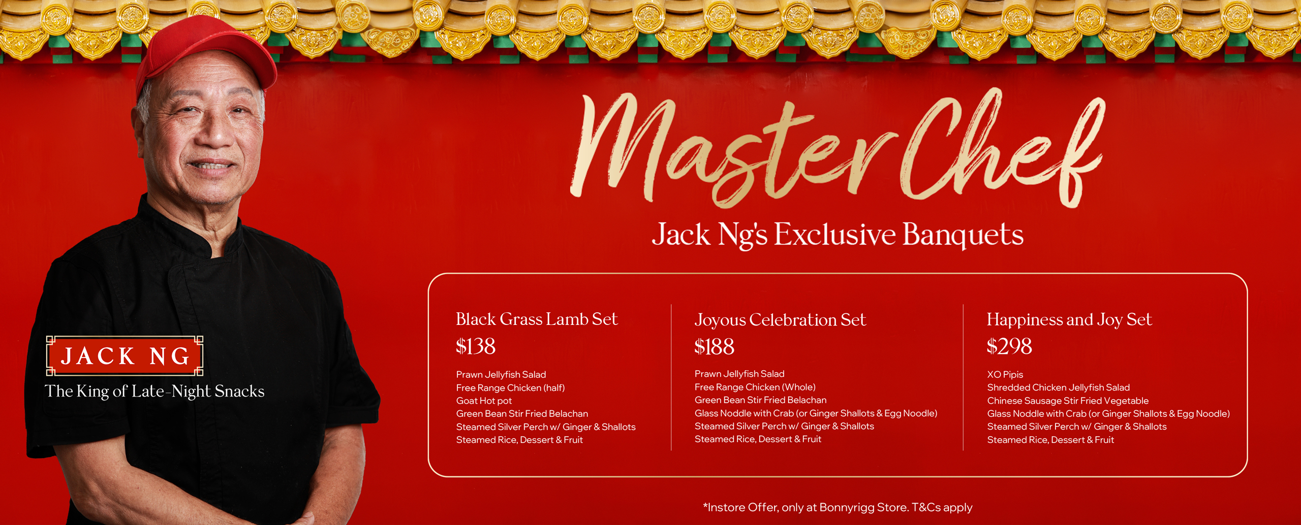 Iron Chef Chinese Seafood Restaurant Master Chef Jack Ng's Exclusive Banquets